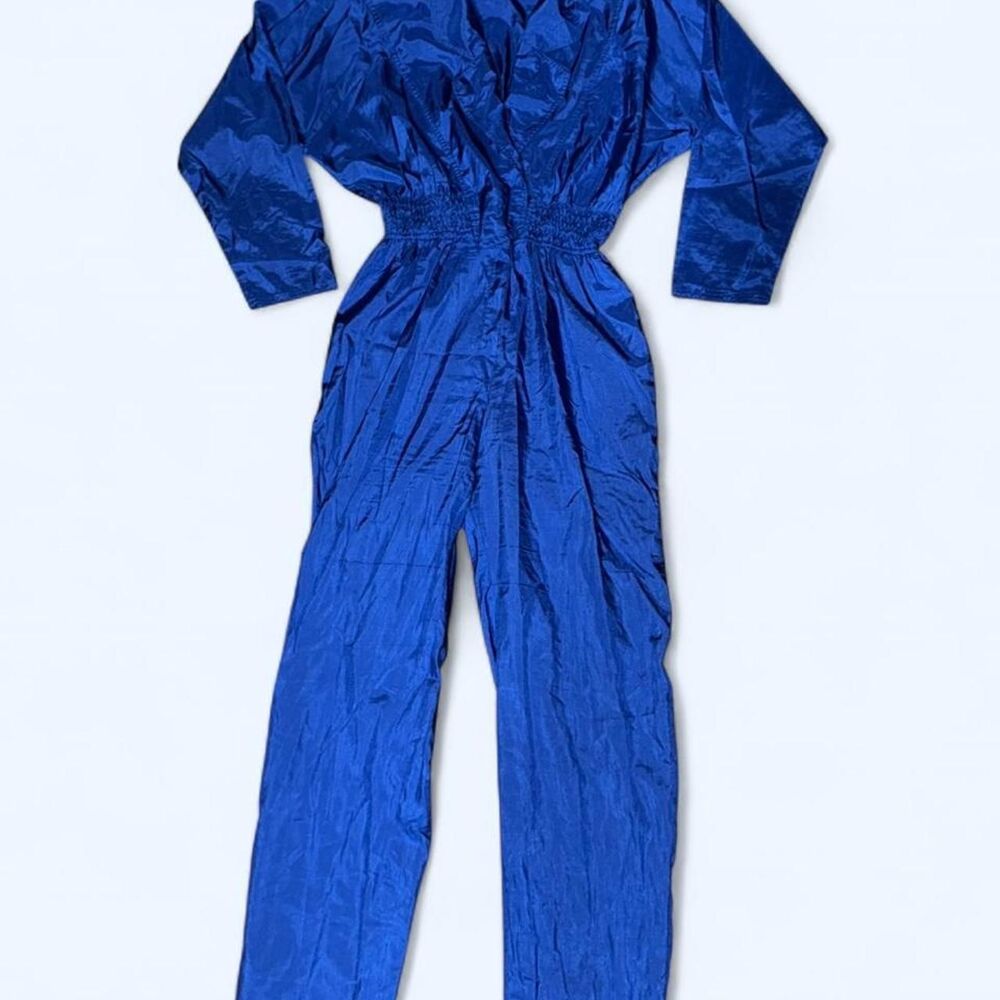 Joan Walter's Women's Blue 80's Jumpsuit